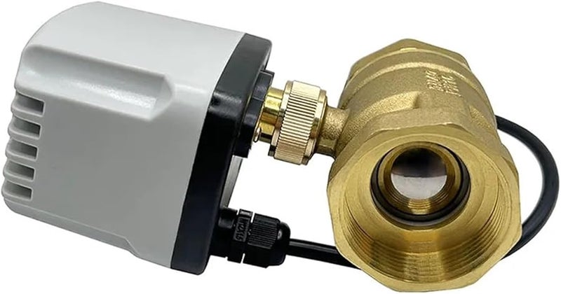 1 5 بوصة 12 فولت تيار مستمر CR02 محرك كهربائي مضاد للماء صمام كرة نحاسي كهربائي 220 فولت 12 فولت 24 فولت - Image 5