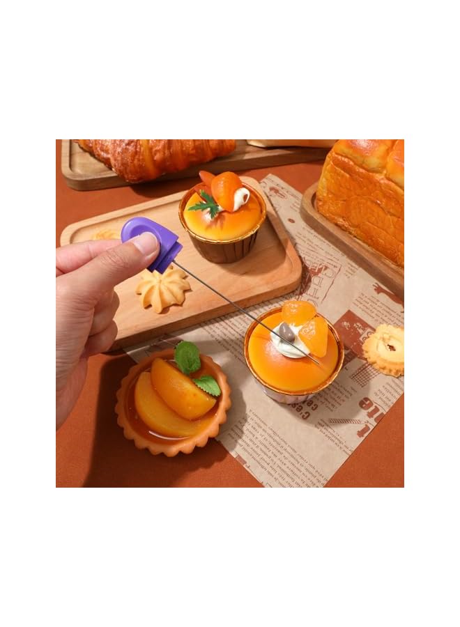 S-TOP 2Pcs Cake Tester Needle Stainless Steel Cake Skewers with Ergonomic Handle for Baking Cupcakes Muffins Bread Diy Baking Pin for Home Bakery - Image 3
