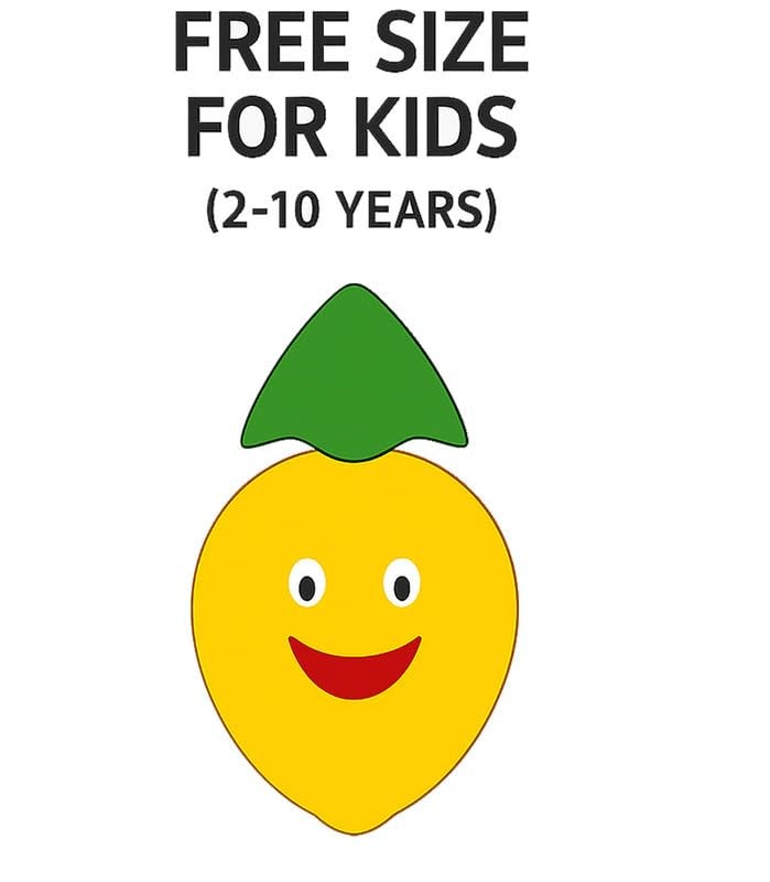 FancyDressWale Lemon Fancy Dress Costume for Kids | Free Size 2–10 Years | Stage Shows, Fancy Dress Competitions, Theme Parties - Image 3