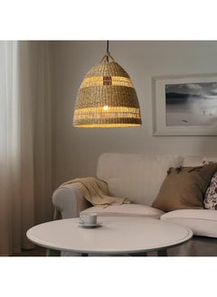 Beauenty Pendant lamp shade, sedge/handmade, 36 cm  - Image 5