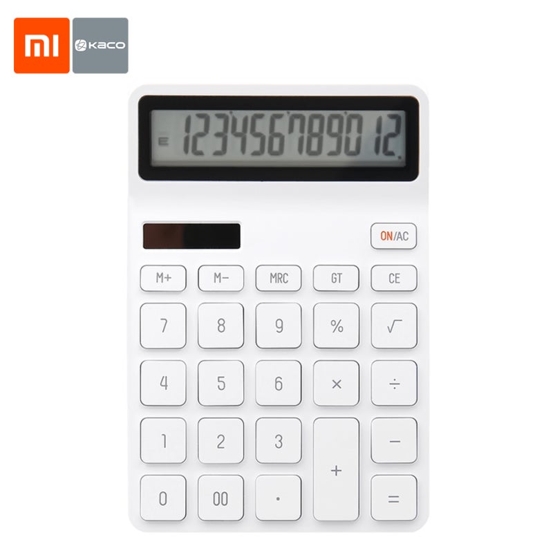 Desktop Calculator 12-Digit LCD Display Photoelectric Dual Driver - Oblique Viewing Angle Sensitive Press Buttons for Office School Home - Image 2