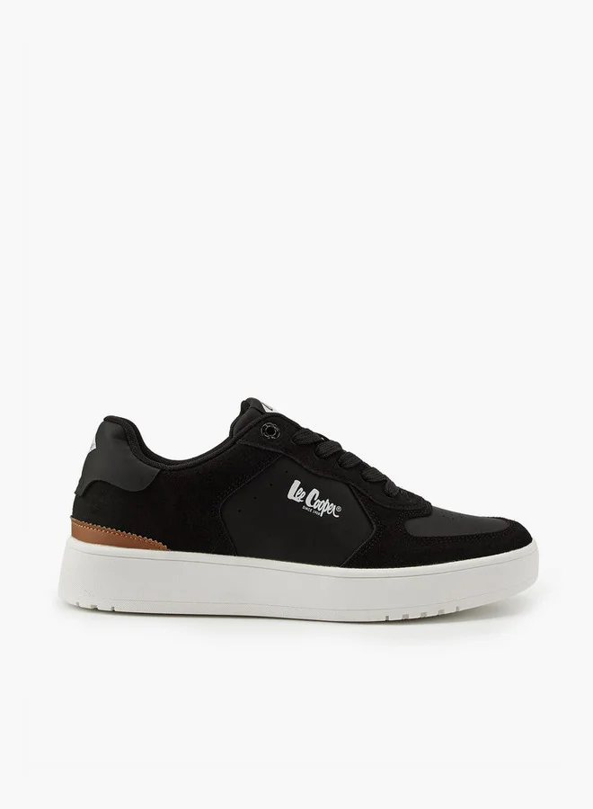 Lee Cooper Men's Panelled Lace-Up Sneakers