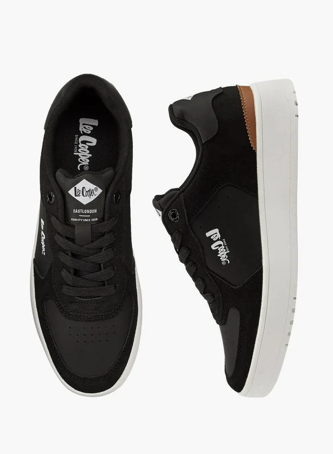 Lee Cooper Men's Panelled Lace-Up Sneakers
