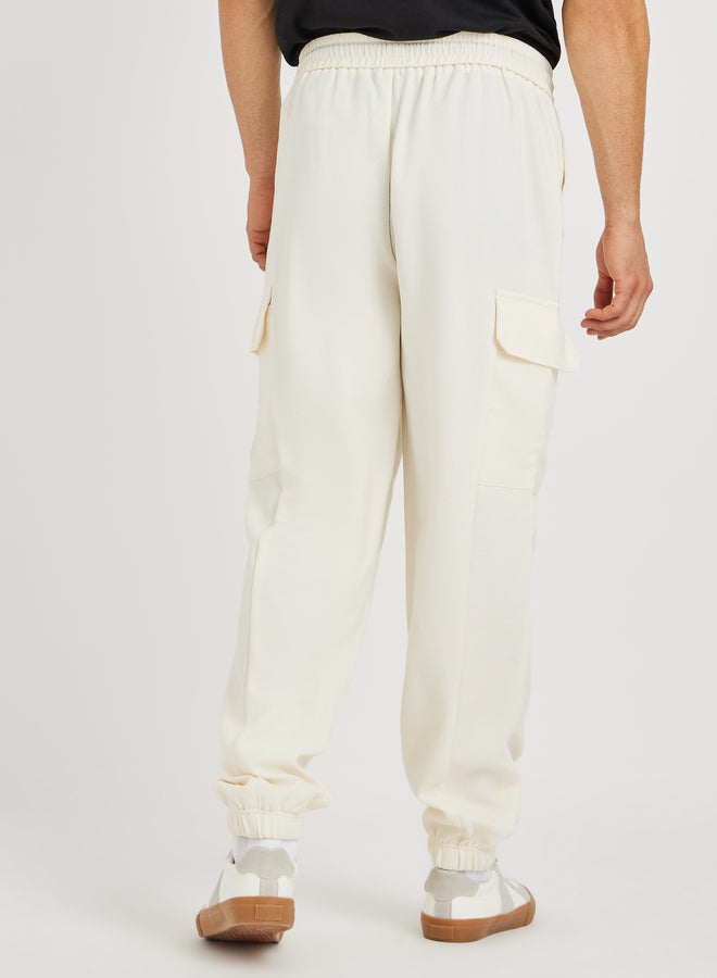 Styli Styli Relaxed Fit Textured Cargo Joggers  - Image 4