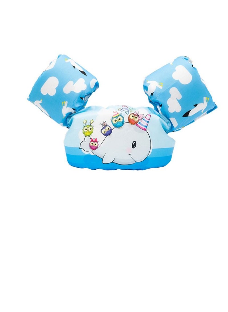 Y&D Unicorn Whale Print Toddler Swimming Life Jacket 