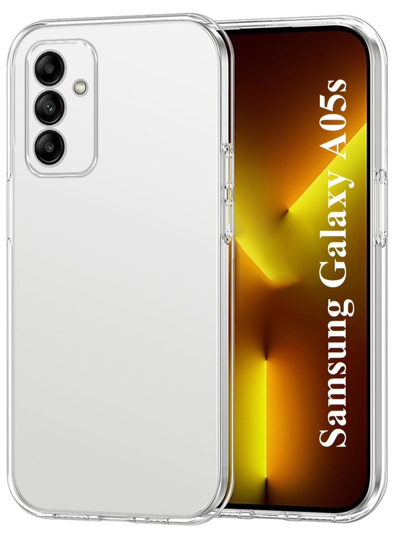 Samsung Galaxy A05s Clear Case Soft Flexible  TPU Shockproof Transparent Back Cover Compatible for Samsung Galaxy A05s - Image 1