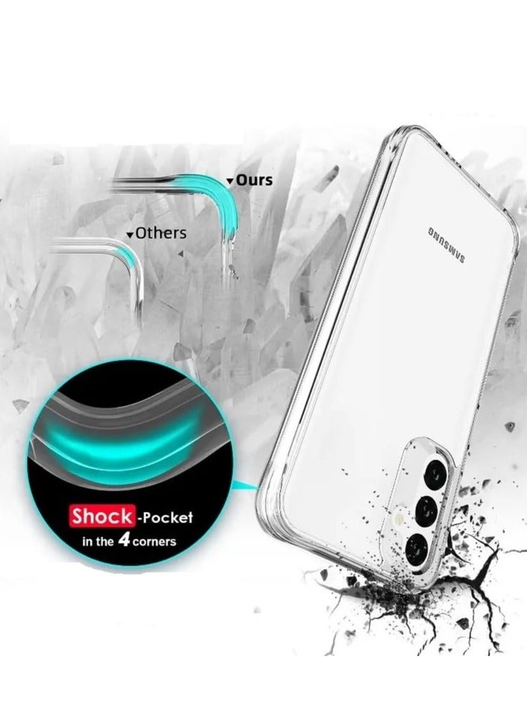 Samsung Galaxy A05s Clear Case Soft Flexible  TPU Shockproof Transparent Back Cover Compatible for Samsung Galaxy A05s - Image 4