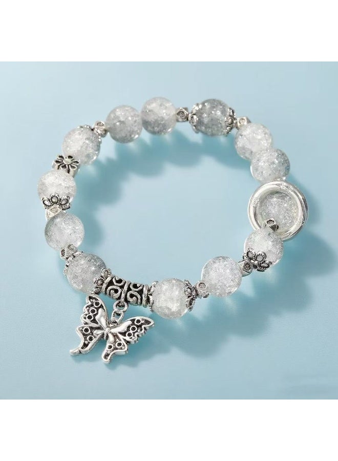Goolsky Elegant Crystal Butterfly Bracelet – Dainty Luxurious Aesthetic Jewelry for Women - Image 3