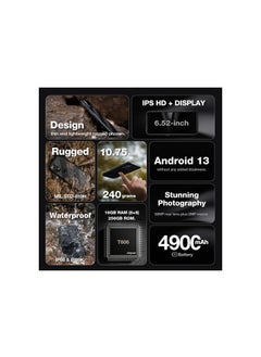 AGM AGM H6 | Ultra Thin | Rugged | 6.56 inch 90 Hz Display |16GB RAM + 256GB ROM | Android 13  - Image 5