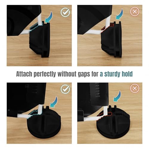 ABOUT SPACE Plastic Shoe Rack Organizer-6 Layer Shoe Stand with Hanger&Door for Home-DIY 24 Pair Portable,Expandable 3 Cube Shoe for Boots,Heels,Slipper for Women,Men,Outdoor (Black) - Image 5
