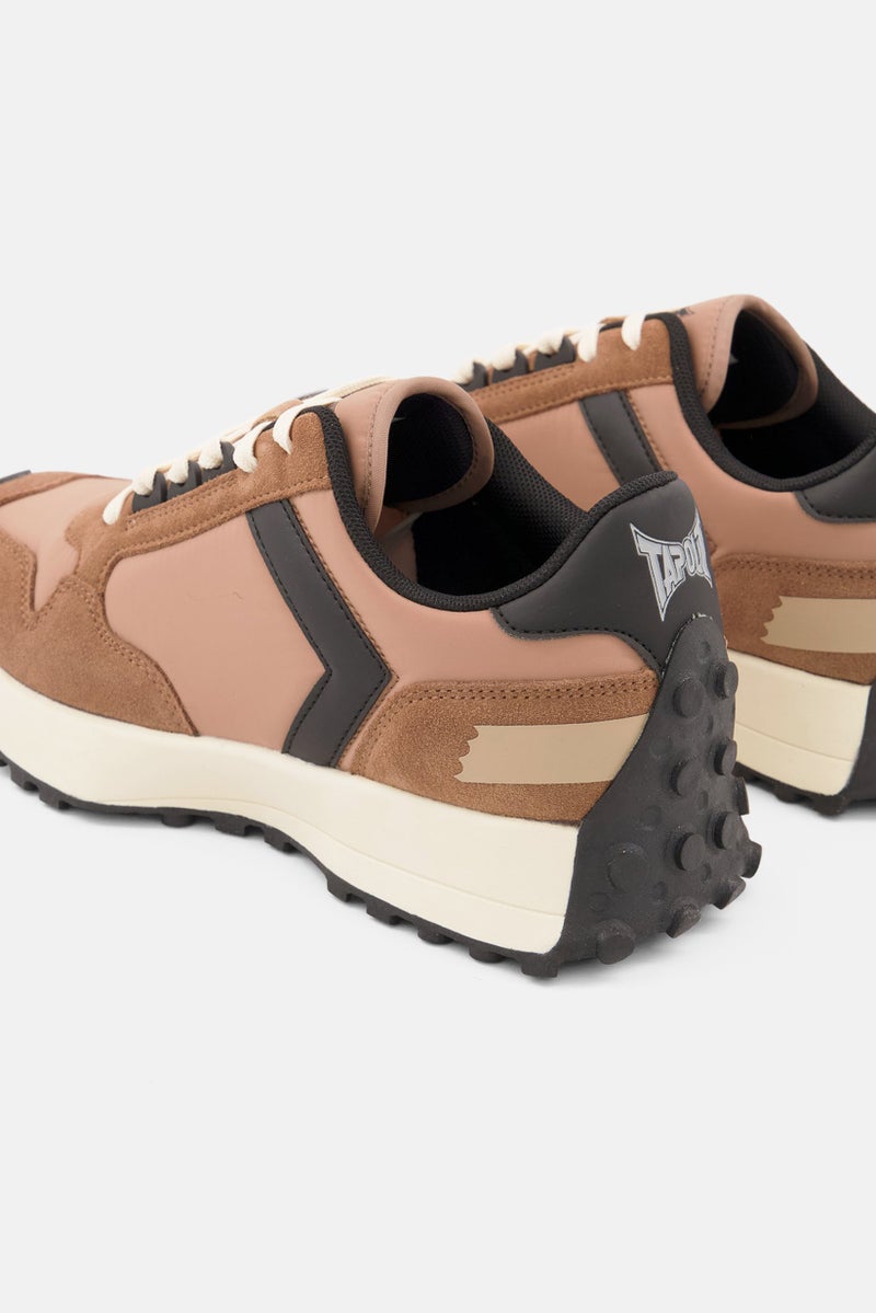 TapouT Men Lace Up Training Sports Shoes, Brown - Image 3
