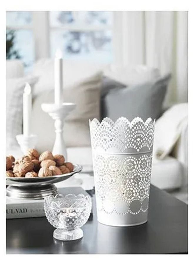 Elegant Candle Holder White - Image 2