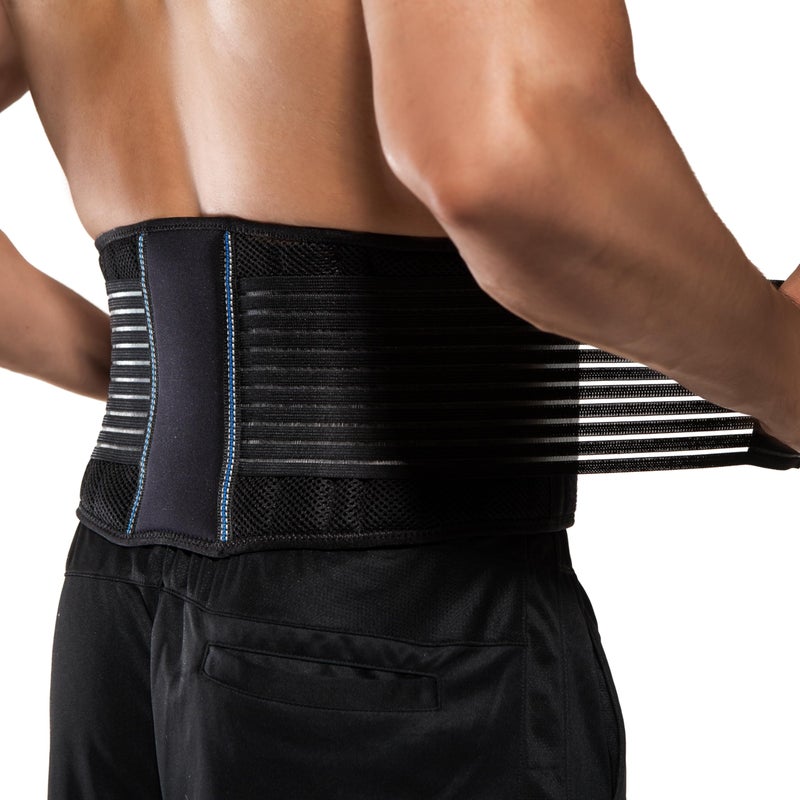 BraceUP BraceUP Back Support Belt for Men and Women Breathable Waist Lumbar Support Lower Back Brace for Sciatica Herniated Disc Scoliosis Lower Back Pain Relief with Dual Adjustable Straps XXL 