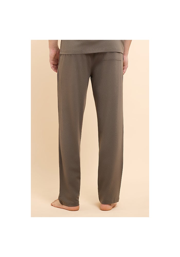 R&B Solid Lounge Pants with Drawstring Waist - Image 5