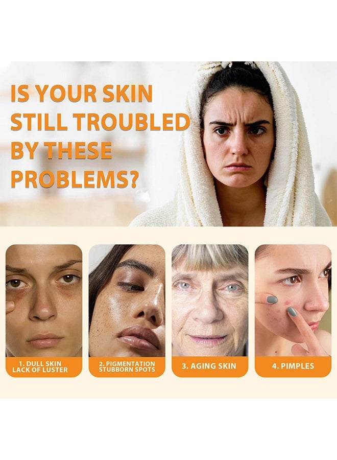 SAUVASINE Turmeric+Kojic Acid Face Cleansing Pads,Turmeric Cleansing Pads,Moisturize Face Turmeric Kojic Acid Pads,Helps Balance Skin Oil And Water,Upgrade Packing ，30Pads - Image 3