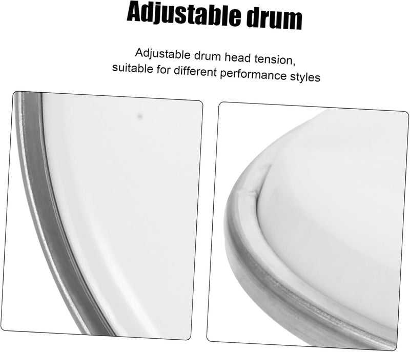 Garneck Double Layer Drum Skin for Jazz Drum Sturdy Percussion Accessory for Enhanced Sound and Performance - Image 2