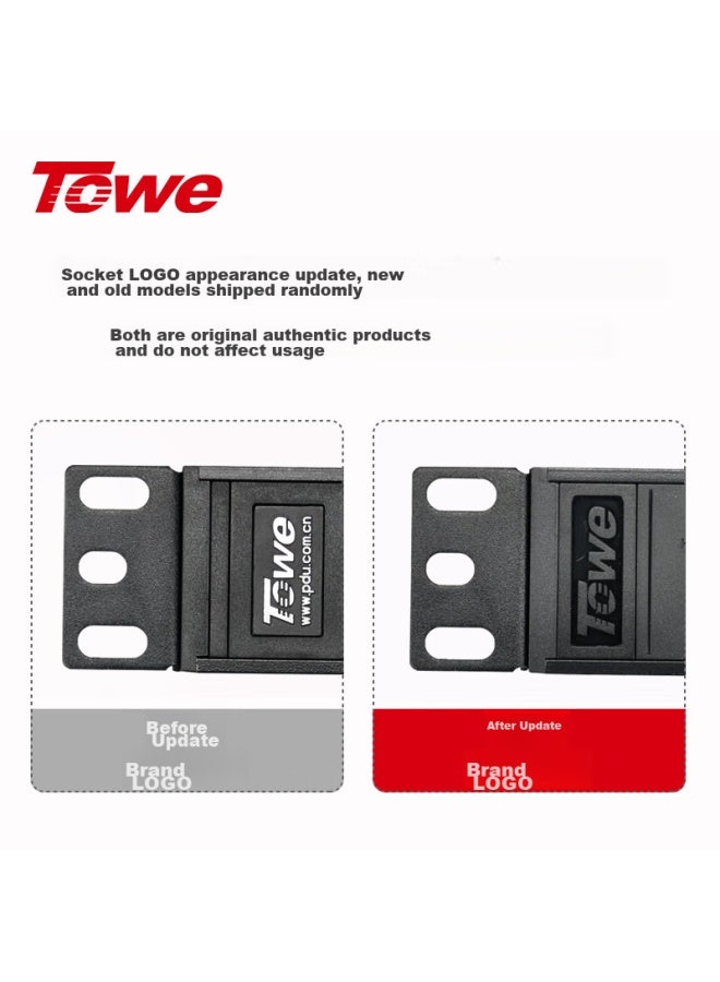 Towe Pdu Cabinet Socket, 8-outlet 10a Universal Holes, 3-meter Cable, Engineering Room Power Strip, En10/w801 - Image 4