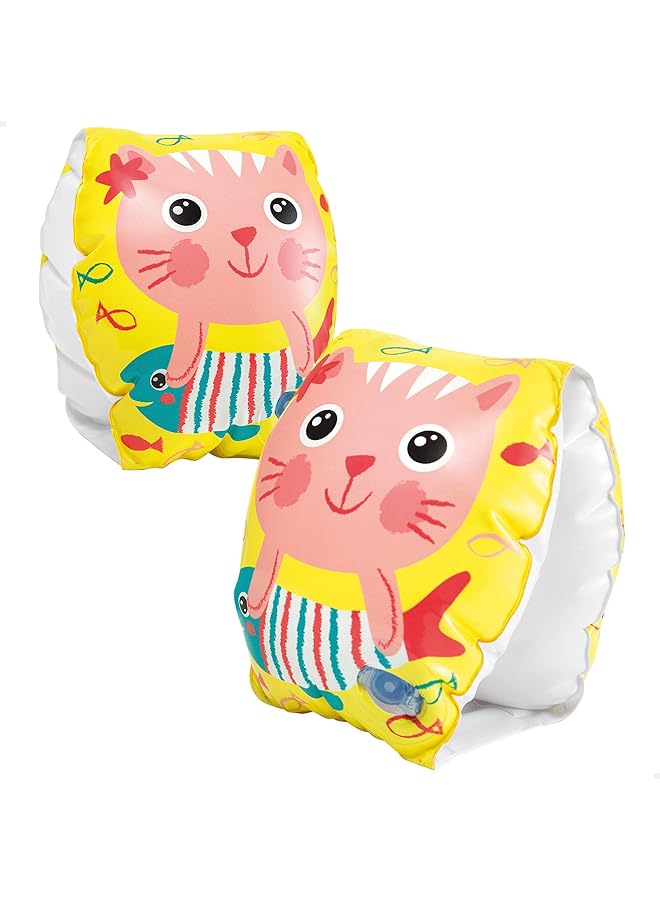 INTEX Happy Kitten Swimming Bands 0 2 Years - Image 1