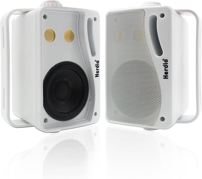 Herdio 3.5 Inch Outdoor Speaker White - Image 1