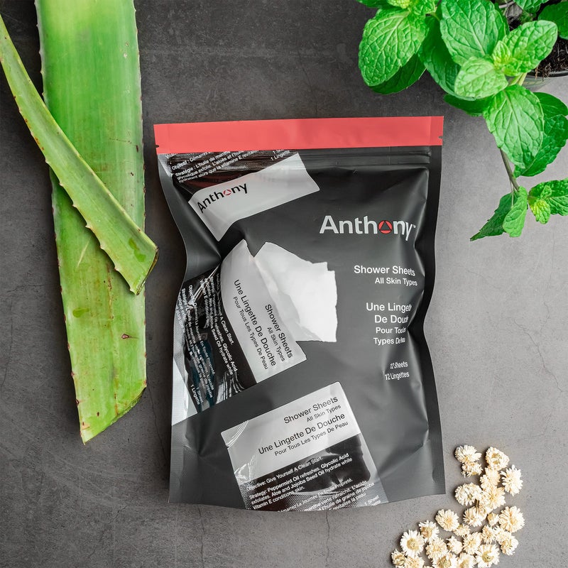 Anthony Body Wipes for Adults Bathing, Post Workout, & A Must Have Camping Personal Care Product – Travel Shower Wipes No Rinse Body Wash – Disposable Wash Cloth Towelettes 12 9”x12.5” - Image 4