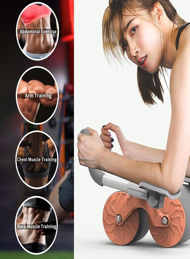 Deoxys Automatic Rebound Aabdominal Wheel, 2023 New Wheels Roller Domestic Abdominal Trainer, Abdominal Roller for Abdominal Training with Sturdy Double Wheels and Automatic Rebound* - Image 2