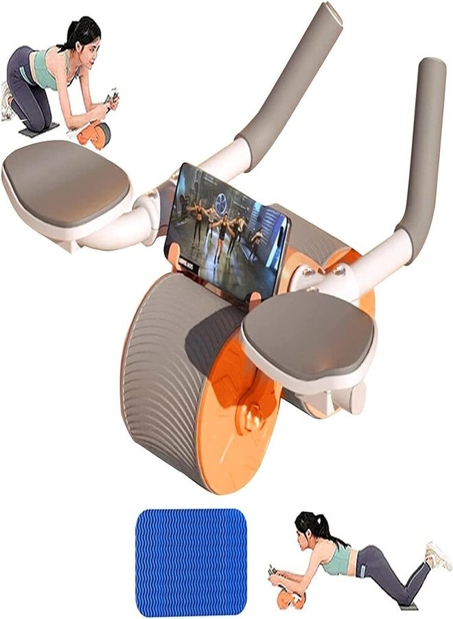Deoxys Automatic Rebound Aabdominal Wheel, 2023 New Wheels Roller Domestic Abdominal Trainer, Abdominal Roller for Abdominal Training with Sturdy Double Wheels and Automatic Rebound* - Image 1