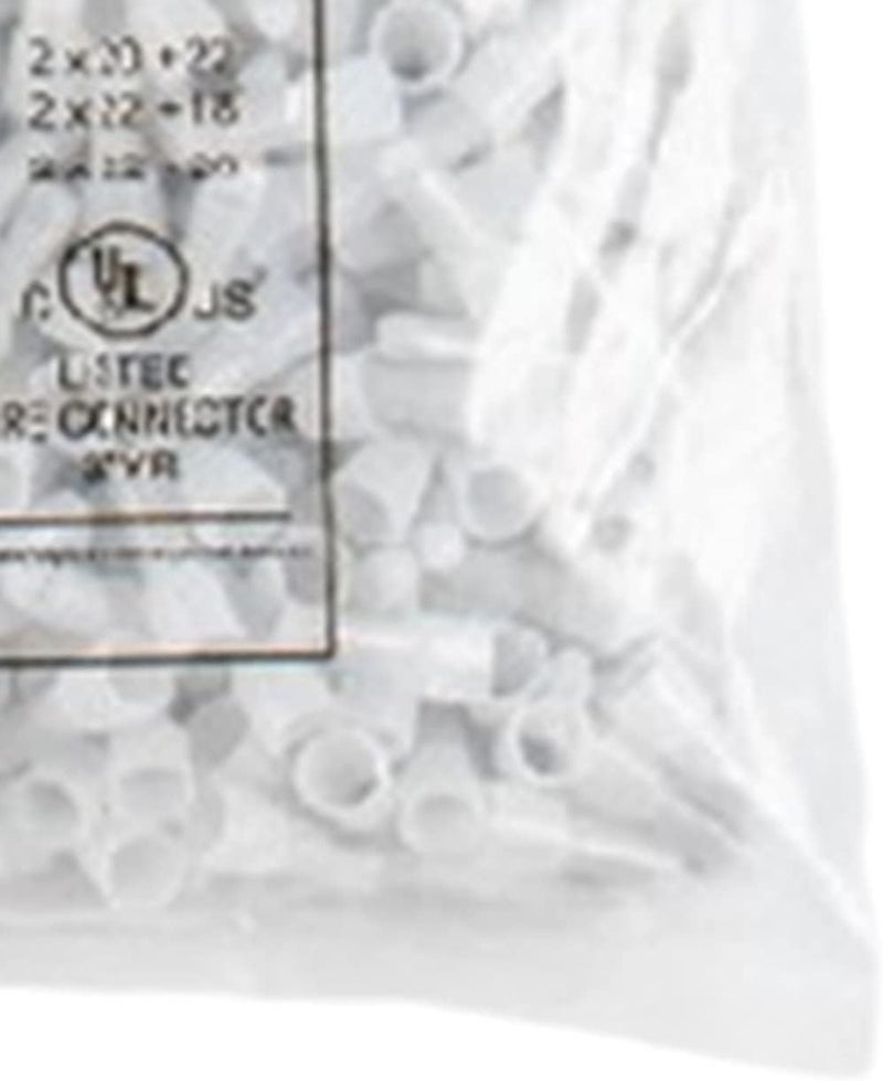 كلاراكو عبوة من 1000 موصل طرفي مغلق، طقم موصلات أسلاك نايلون، أطراف توصيل كهربائية، 3 أحجام للشاحنات، أجهزة الاستريو، الأجهزة الكهربائية، وصلات CE 2X - Image 2