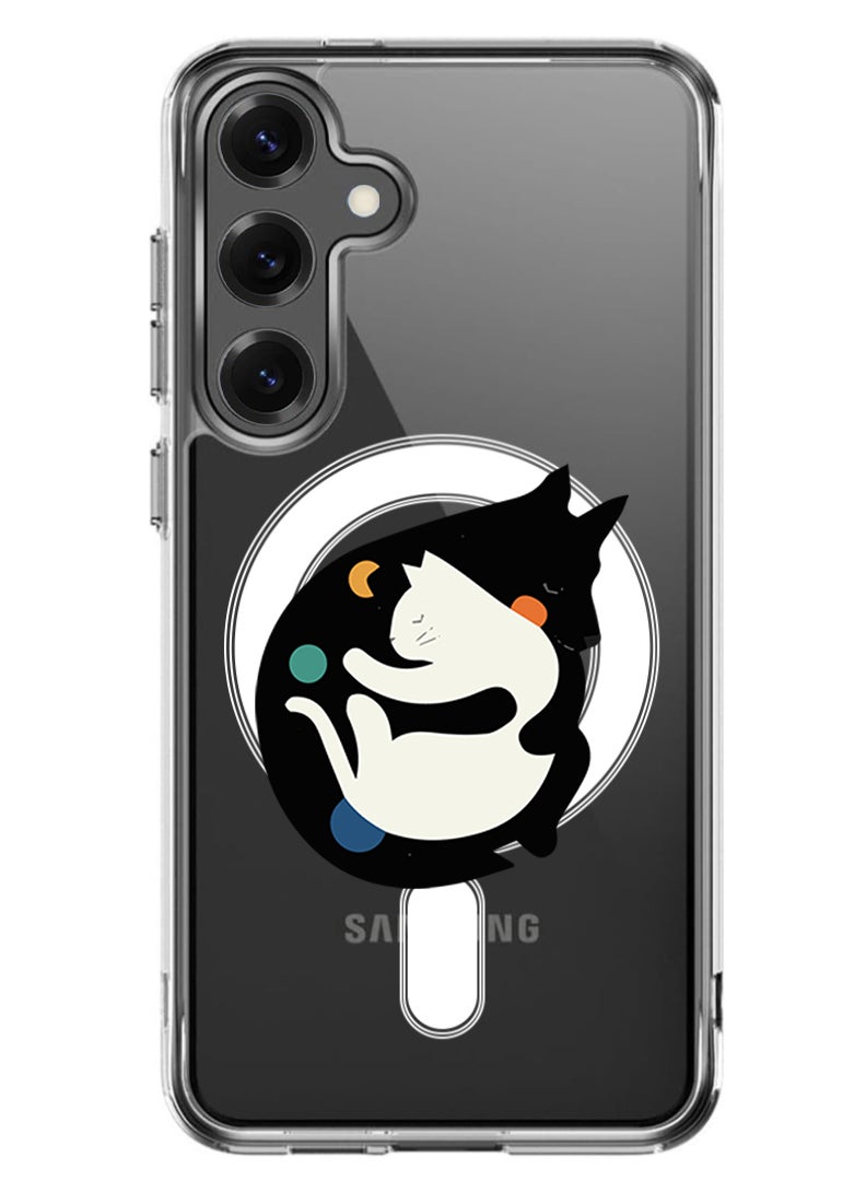 Theodor Magnetic Case for Samsung Galaxy S25 Plus 6.7-inch Compatible with MagSafe Wireless Charging, Shockproof Phone Bumper Cover More Hugs - Image 1