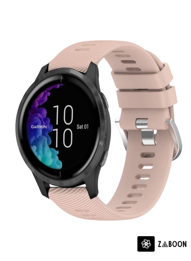 Zaboon Replacement Watch Band For Garmin Venu 20mm Solid Color Soft Silicone - Image 1