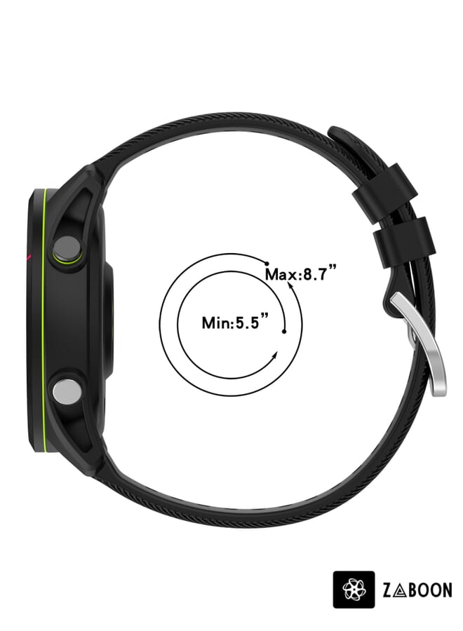 Zaboon Replacement Watch Band For Garmin Venu 20mm Solid Color Soft Silicone - Image 5