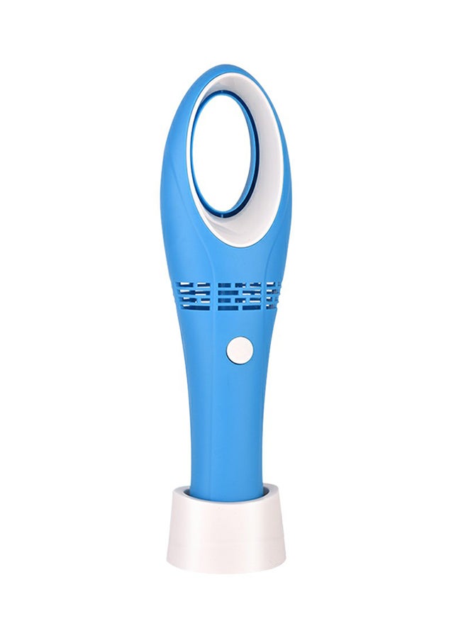 إسكدنيا مروحة مكتب صغيرة بدون شفرات بمنفذ USB أزرق/ أبيض 161جرام - Image 1