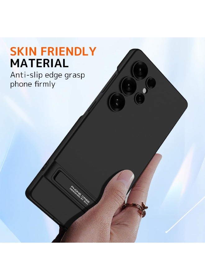 GKK Samsung Galaxy S25 Ultra Case with Kickstand, 3-Way Stand Slim Case for Samsung S25 Ultra, Anti-Drop Shockproof, Anti-Yellowing, Anti-Scratch Thin Case Cover for Galaxy S25 Ultra 6.9 inch, Black  - Image 5