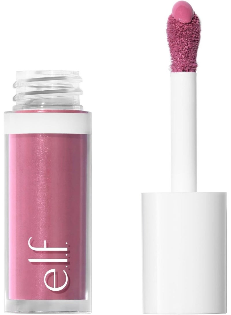 إلف أحمر خدود سائل مموه من إلف، يدوم طويلاً، لون غني، يمنحكِ لمسة نهائية ناعمة وندية، نباتي ولم يُختبر على الحيوانات، لون أرجواني جريء - Image 1