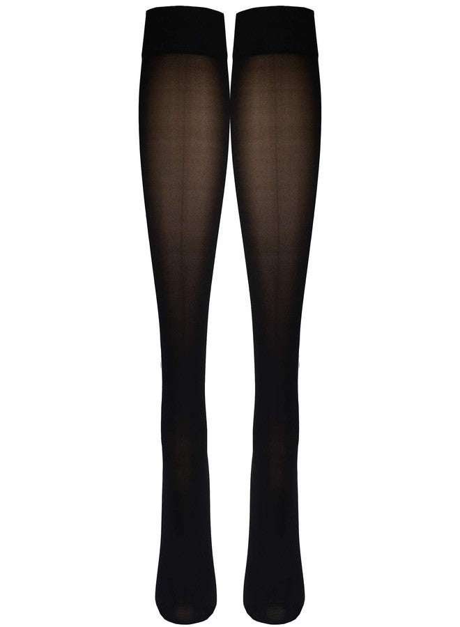 NuVein Sheer Compression Stockings, 20-30 mmHg Support, Knee Length, Closed Toe, 20 Denier, Black, X-Large - Image 5