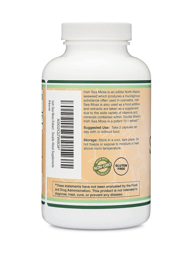 Double Wood Supplements Doublewood Irish Sea Moss 1,200mg 180 capsules - Image 4
