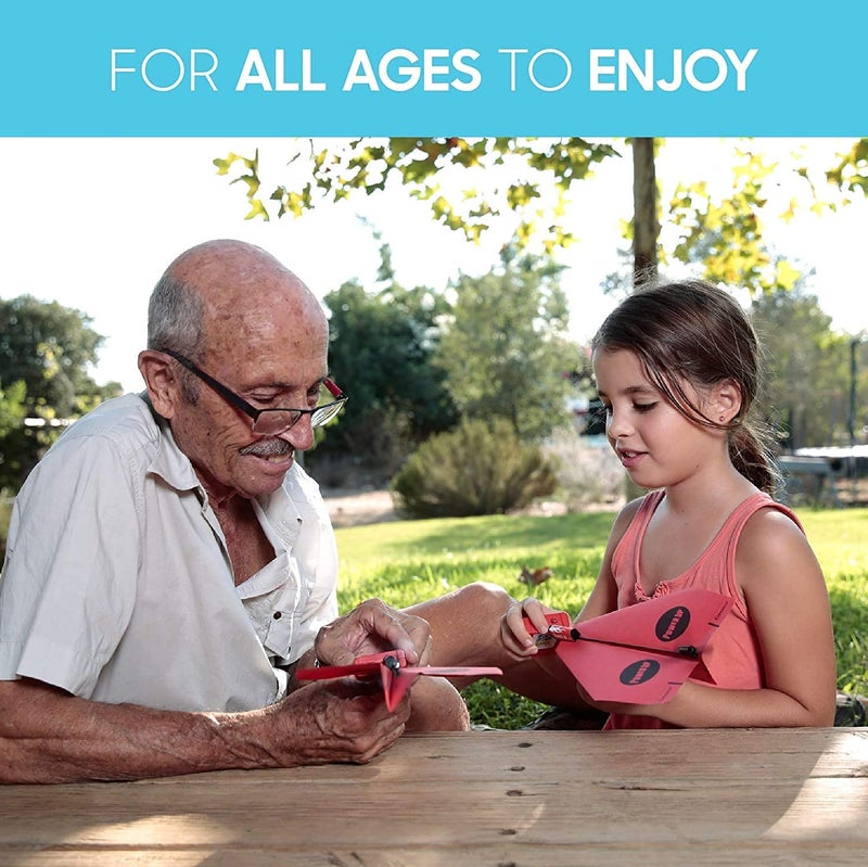 PowerUp مجموعة تحويل طائرة ورقية POWERUP 2.0 | محرك كهربائي لطائرات ورقية DIY | طيران لفترة أطول وأبعد | مثالي للأطفال والبالغين | مجموعات محركات طائرات جاهزة للاستخدام - Image 4