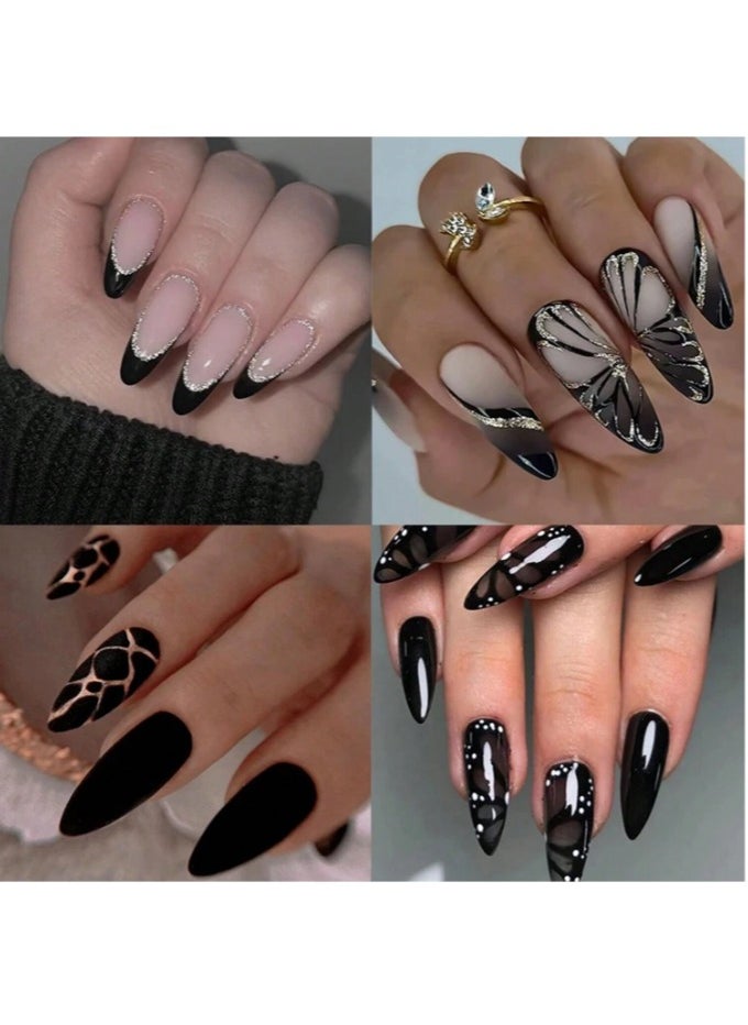 XEIJAYI Long-Lasting Black Gel Nail Polish Manucure 10ml UV-LED Soak Off  - Image 2
