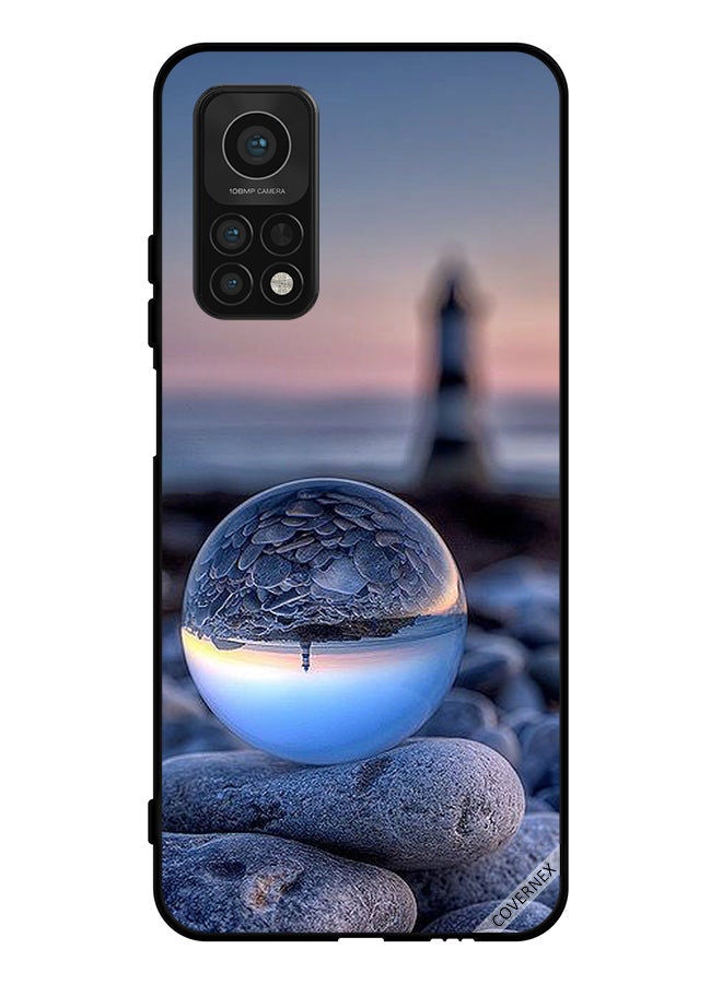 Covernex Protective Case Cover For Xiaomi Mi 10T Pro 5G Awesome Photgraphy Of Nature In Round Glass - Image 1