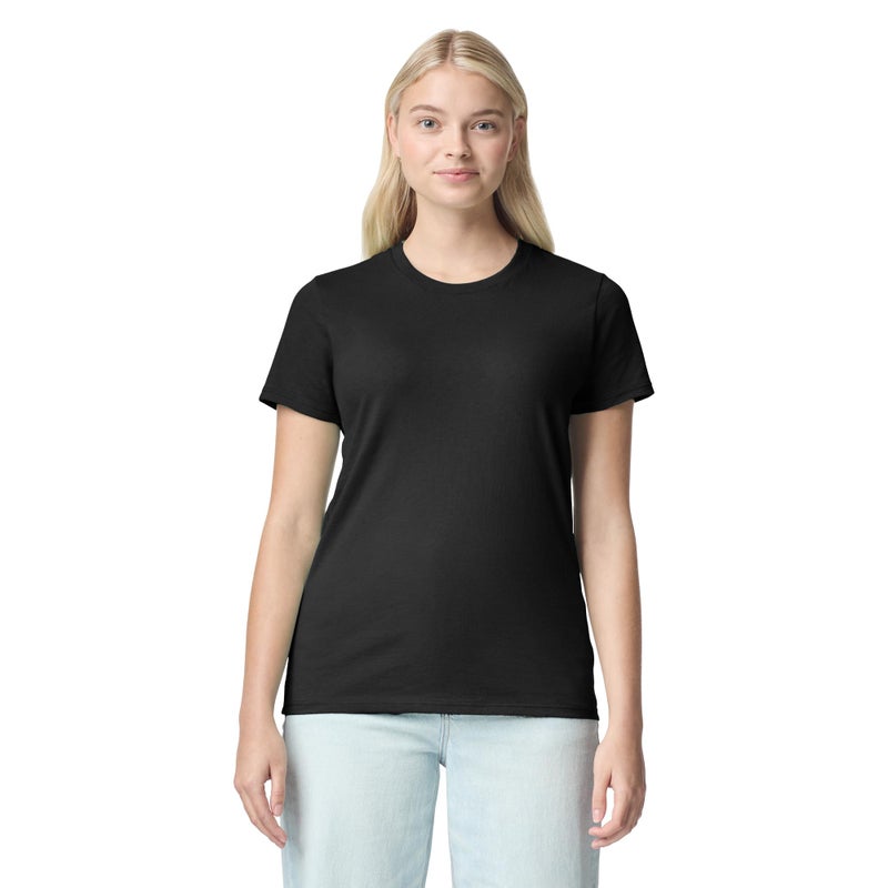Gildan womens Heavy Cotton Adult T-shirt, 2-pack T Shirt, Black, Large US - Image 2