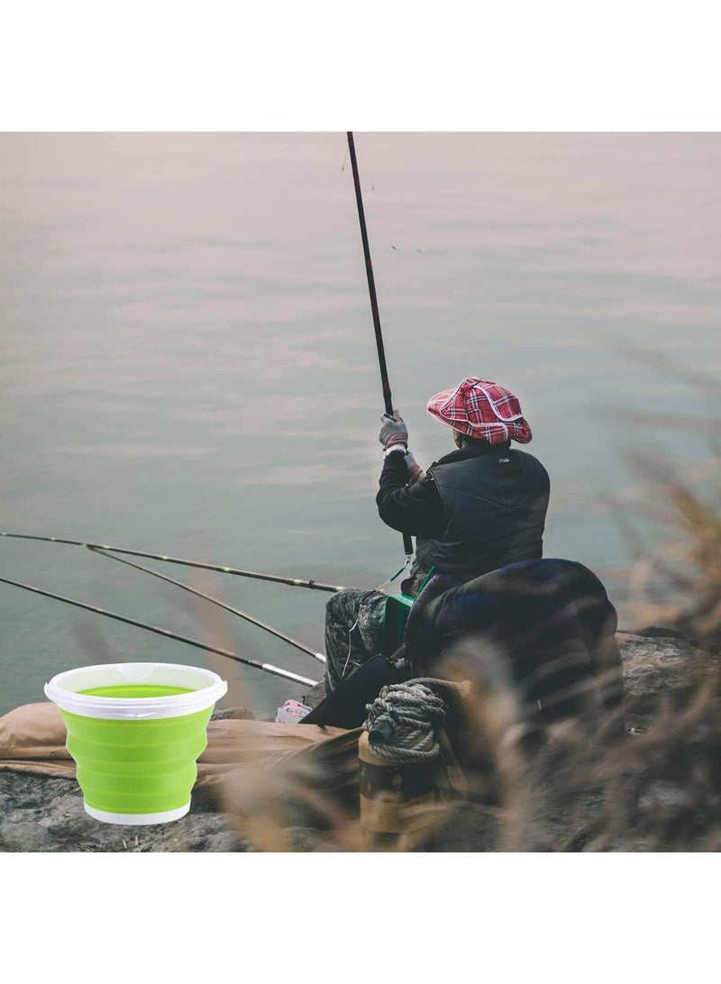 Y&D Outdoor Fishing Travel Home Portable Folding Silicone Large Capacity 10L Bucket  - Image 5
