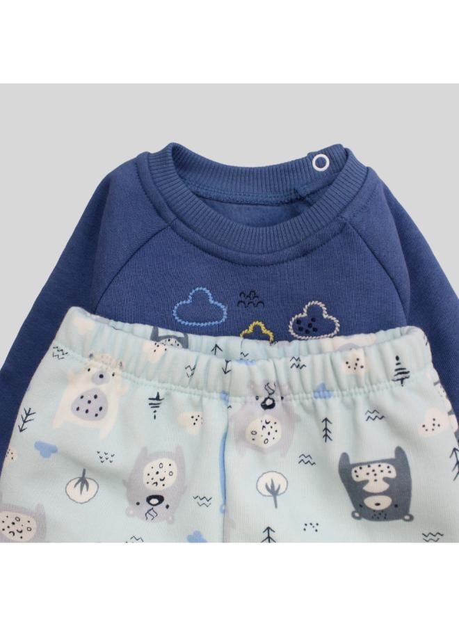 بيجامة صوفية بأكمام طويلة من Friendly Bears - Image 3