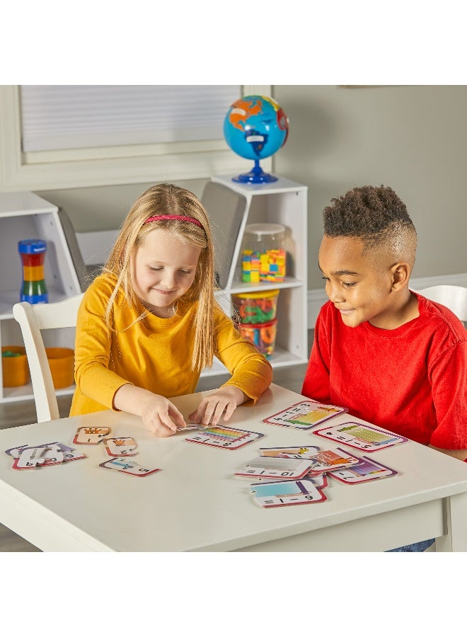ليرننج ريسورسز مجموعة ألغاز الجمع والطرح من مجموعة Numberblocks التعليمية، ألغاز الصور المقطوعة التعليمية لمهارات الرياضيات المبكرة، موارد تعليمية مرخصة رسميًا - Image 2