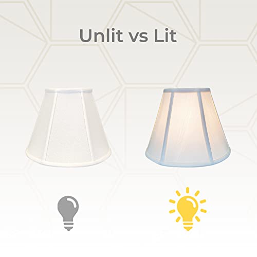 Royal Designs Inc Royal Designs, Inc. Deep Empire Lamp Shade - White - 9 x 18 x 14 - Image 3