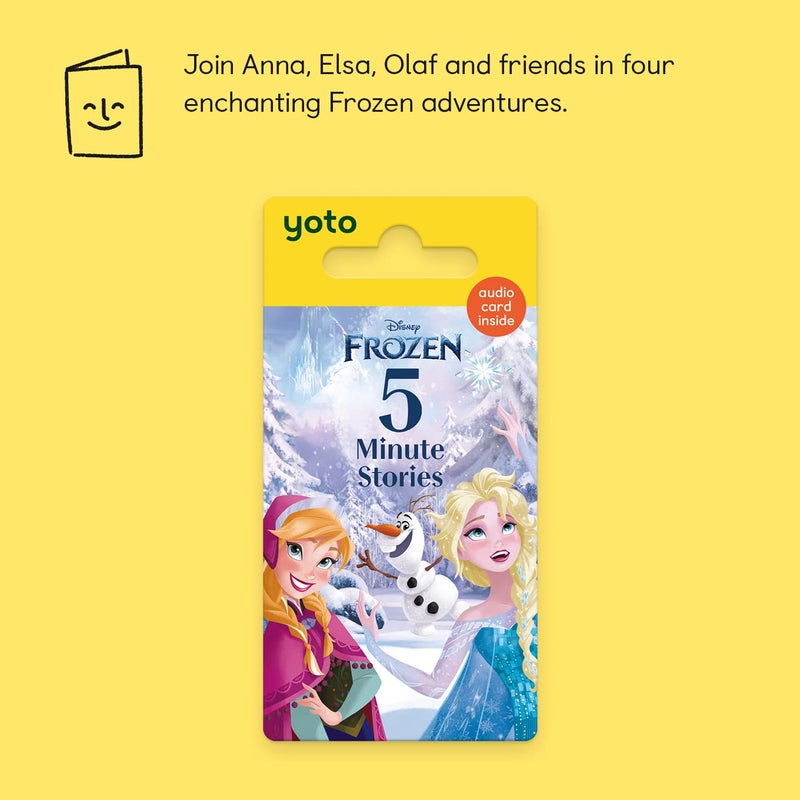 Yoto Disney Frozen: 5 Minute Stories â€“ Kids Audio Card for Use with Player & Mini All-in-1 Audio Device, Educational Screen-Free Listening with Fun Stories for Playtime, Bedtime & Travel, Ages 3+ - Image 2