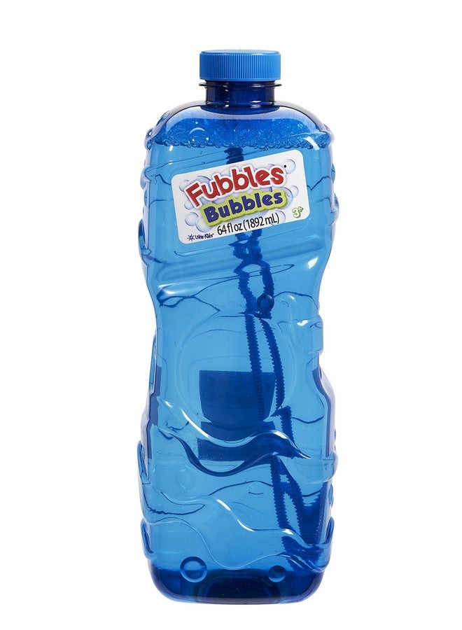 Little Kids BUBBLES by Little Kids Fubbles | 64oz Non Toxic Bubble Solution Refill for kids | bubble wand included, colors may vary, (12301E) - Image 1