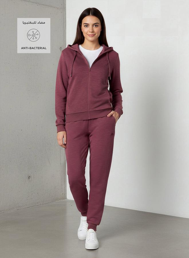 Kappa Logo Embroidered Regular Fit Joggers with Pockets - Image 2