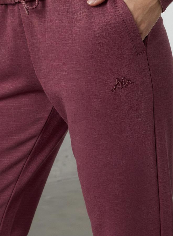 Kappa Logo Embroidered Regular Fit Joggers with Pockets - Image 4