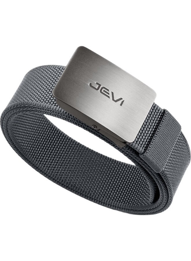 Jevi Men'S Thickened Nylon Belt, Casual Automatic Buckle Woven Canvas Belt, Workwear Denim Belt, Military Training Belt, Birthday Gift - Image 3