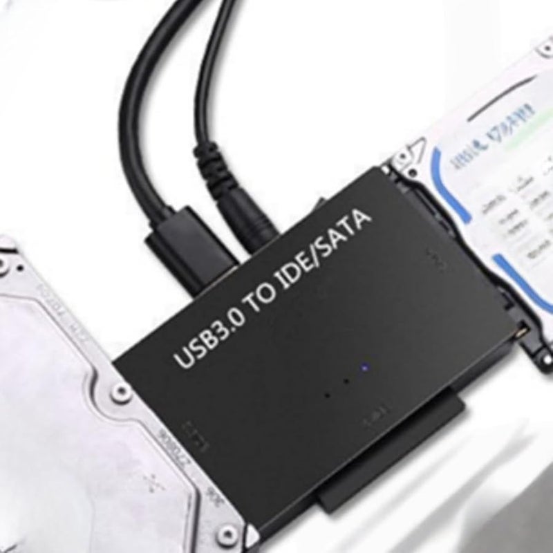 USB 3 0 to SATA Hard Drive Adapter Converter Universal for 2 5 3 5 Inch External Data Transfer European Plug - Image 1