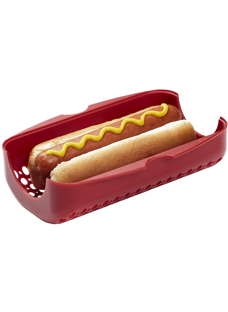 PLUMAZE PLUMAZE Hot Doglicious The Ultimate Microwave Hot Dog Cooker for Quick and Delicious Meals  - Image 4